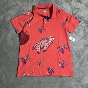 Disney Star Wars men's slim fit polo shirt in Pink, Small